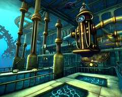 underwater steampunk city