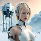 Cyborg Girl auf Tatooine