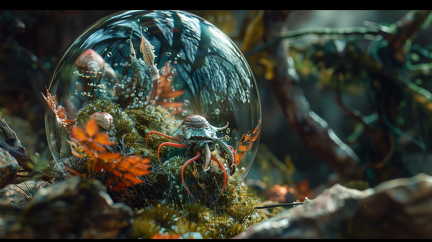 A miniature alien world 